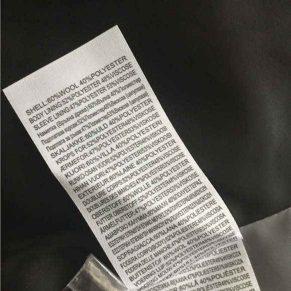 Ben Sherman Gray Jacket Two Button Blazer Stretch Wool Grey S Small - Picture 9 of 10